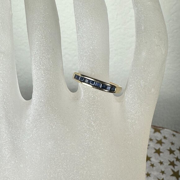 Independent Jewelry - NEW 14K Real Gold and Sapphire Ring